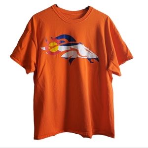Colorado Broncos Orange Shirt XL